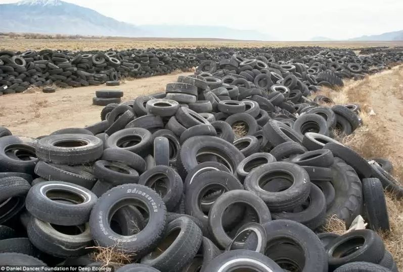 Skládka pneumatik v Nevadě